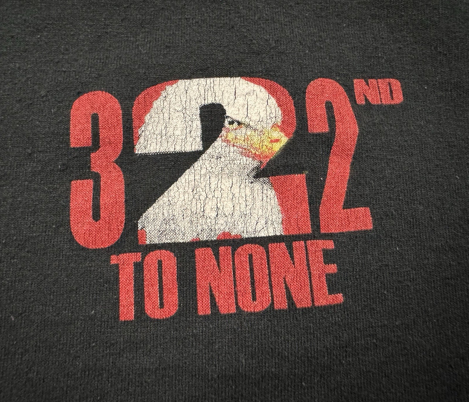 322nd TRS Training Squadron Shirt Mens Size XL Second To None Eagle Black Tee
