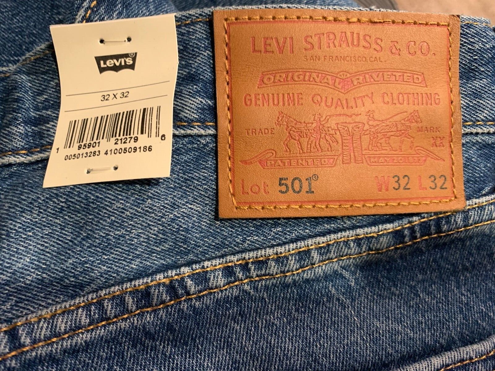 Levi’s Premium 501 Straight Jeans W Stretch Men’s Sizes RT$89.50 NWT 3283