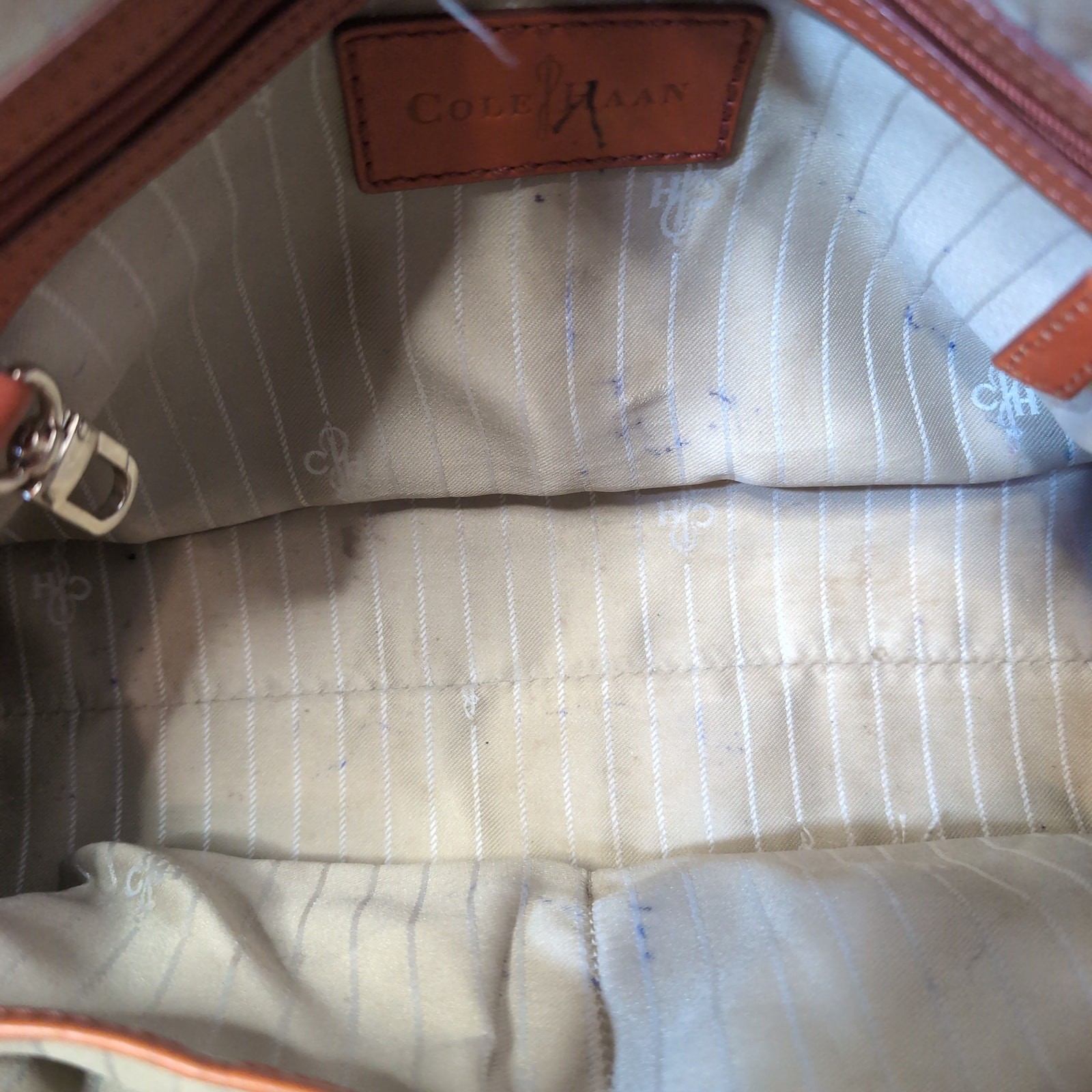 Leather Satchel Handbag Designer Orange Boho