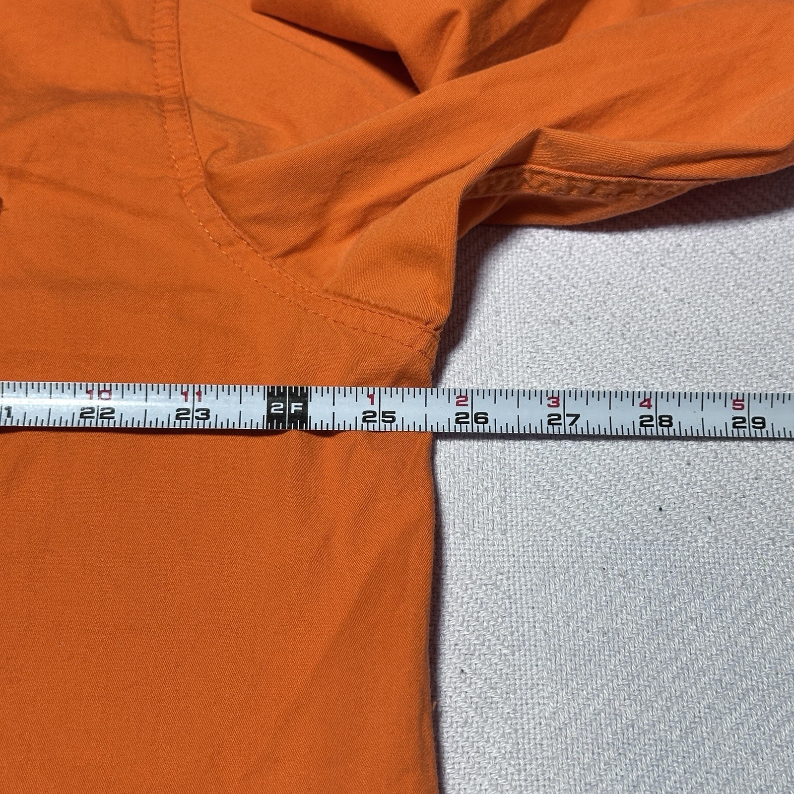 TradeMutt Work Shirt Mens 2XL Quilpie Shire Geometric Pattern Half Button Hi-Vis