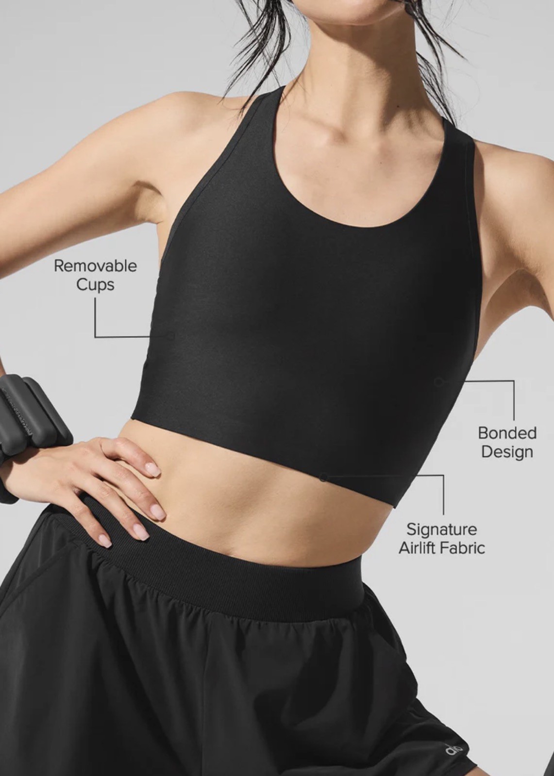 New AIo Yoga Airlift Super Sleek Bra Tank W9856R Size S