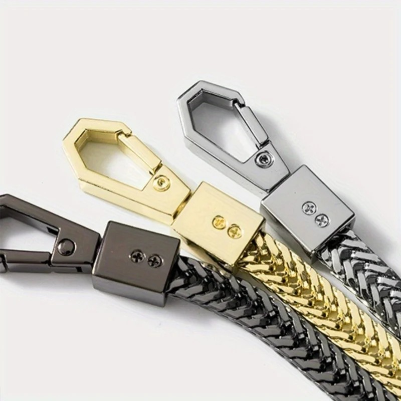 Stainless Steel Link Biker Trucker Punk Wallet Chain 16 ” Long Ring Clip Jewelry