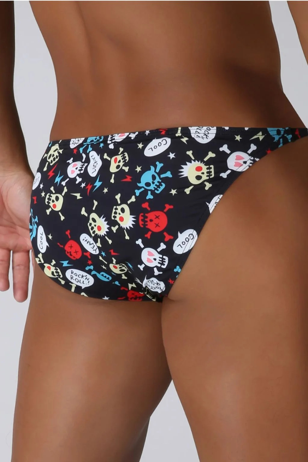 BfM Mens Skulls Micro Swim Bikini