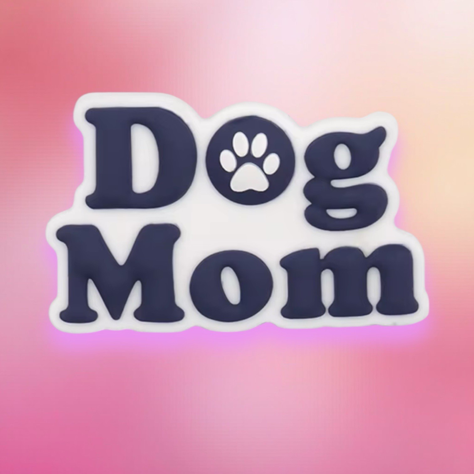 Dog Mom Bogg Bag Beach tote bag charm Rivet New Large 3.5 inches