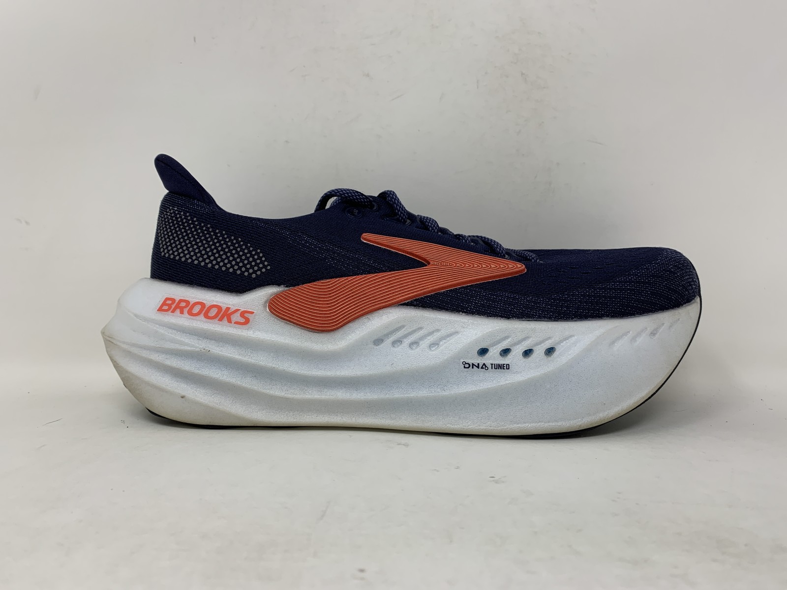 Women’s Brooks Glycerin Max, Peacoat/Blue Ribbon/Hot Coral, 7.5 B Medium US