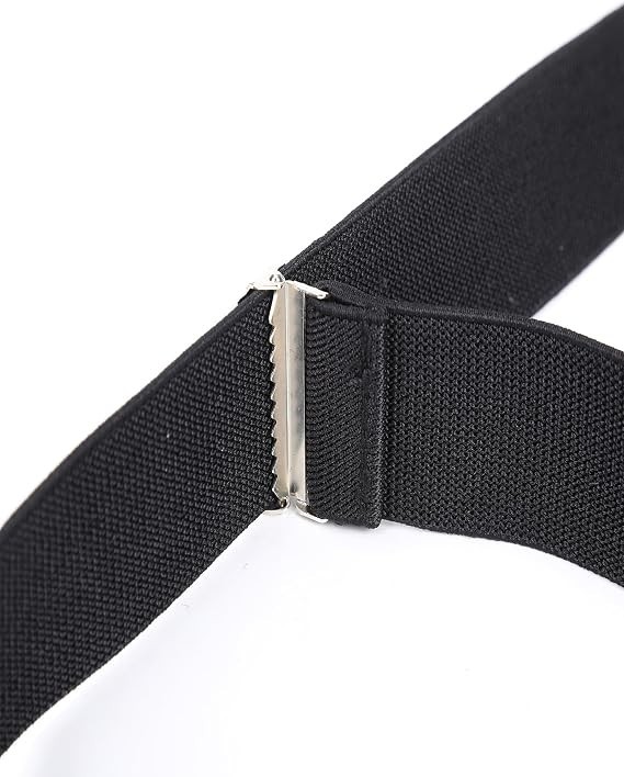 Men Y-Back Suspenders Adjustable Elastic Tuxedo Button Formal Outfits