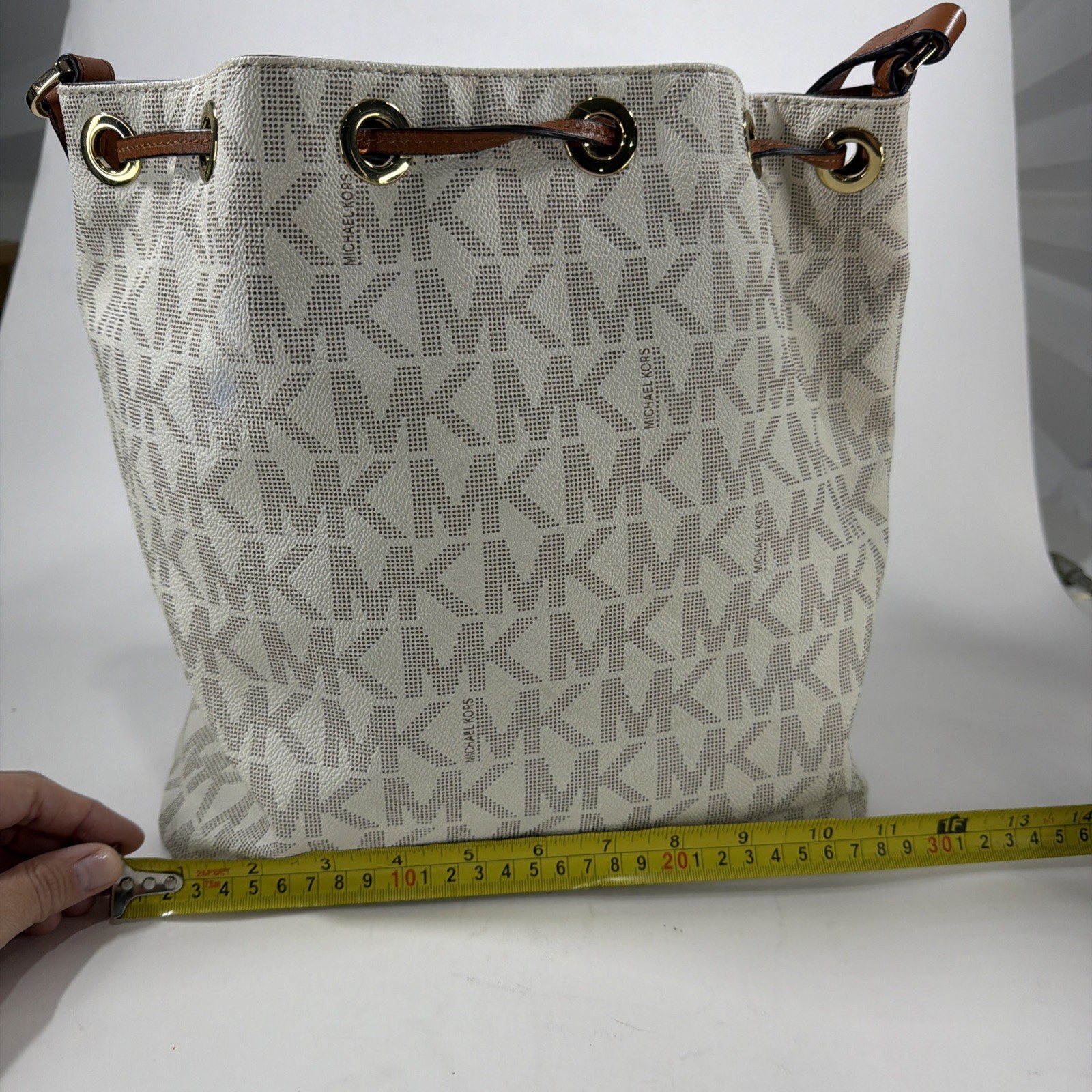MICHAEL KORS MK Logo Drawstring Handbag
