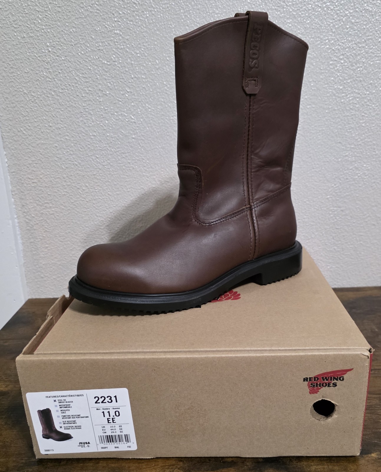 RedWing Super Sole Boots 2231 Safety Toe
