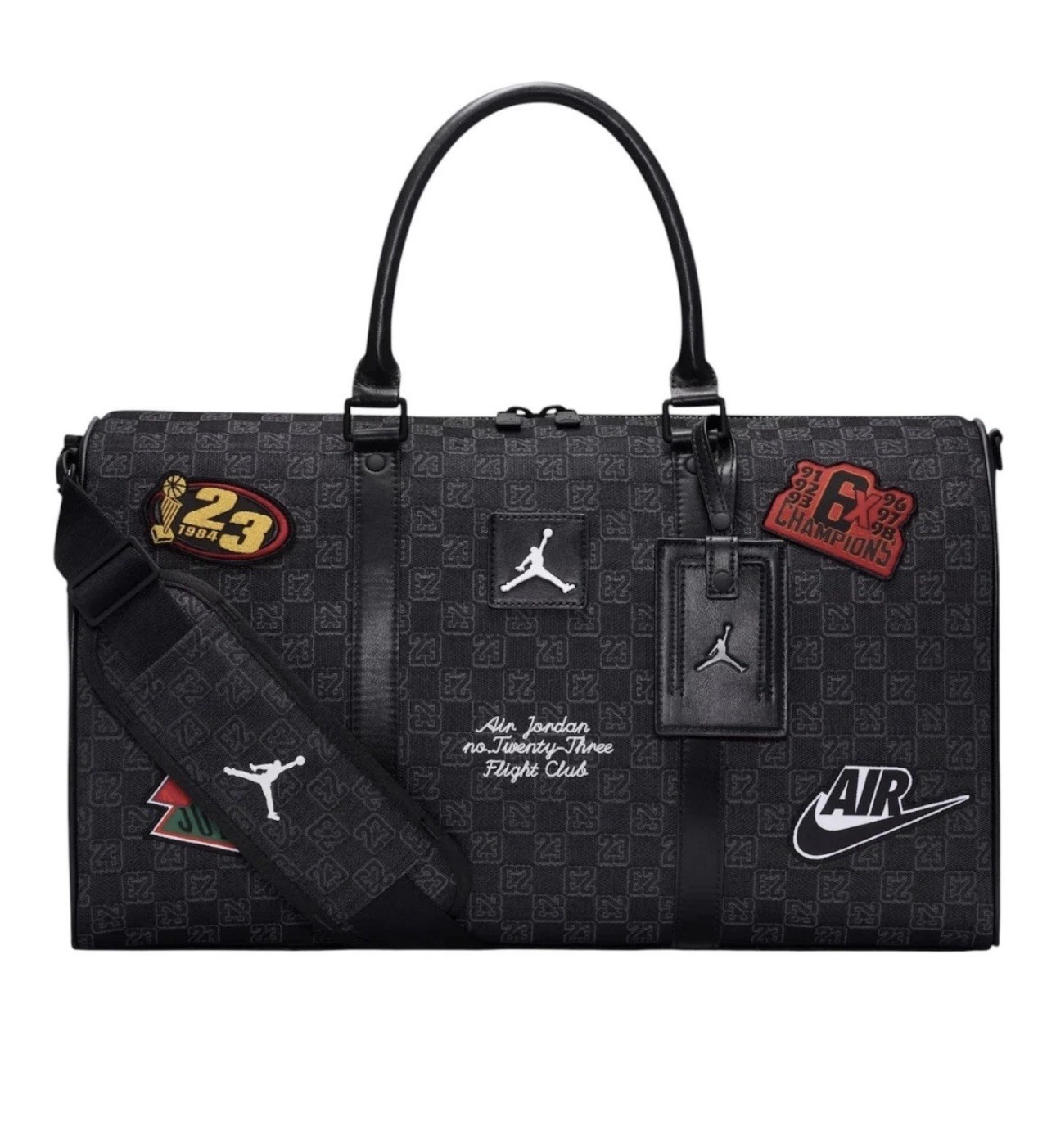 Michael Jordan Monogram Luxury Duffle Bag Luggage Travel Vacation Champion Nike