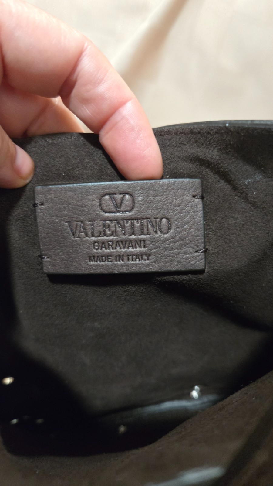 Valentino Garavani Nellcôte Small VLogo Fringe Suede Crossbody Bag