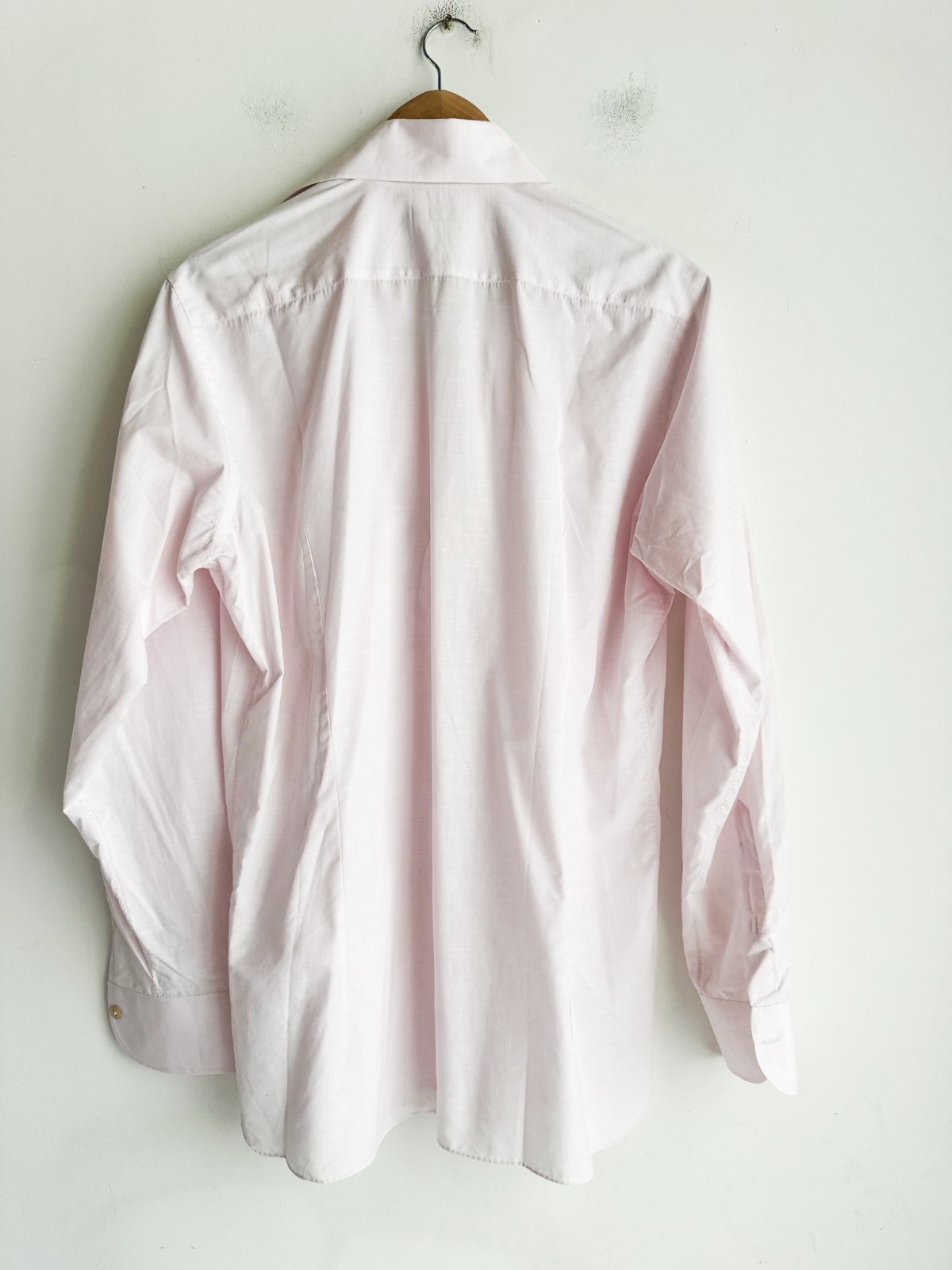 100 Hands Pale Pink Button Down Office Dress Shirt 16 1/4
