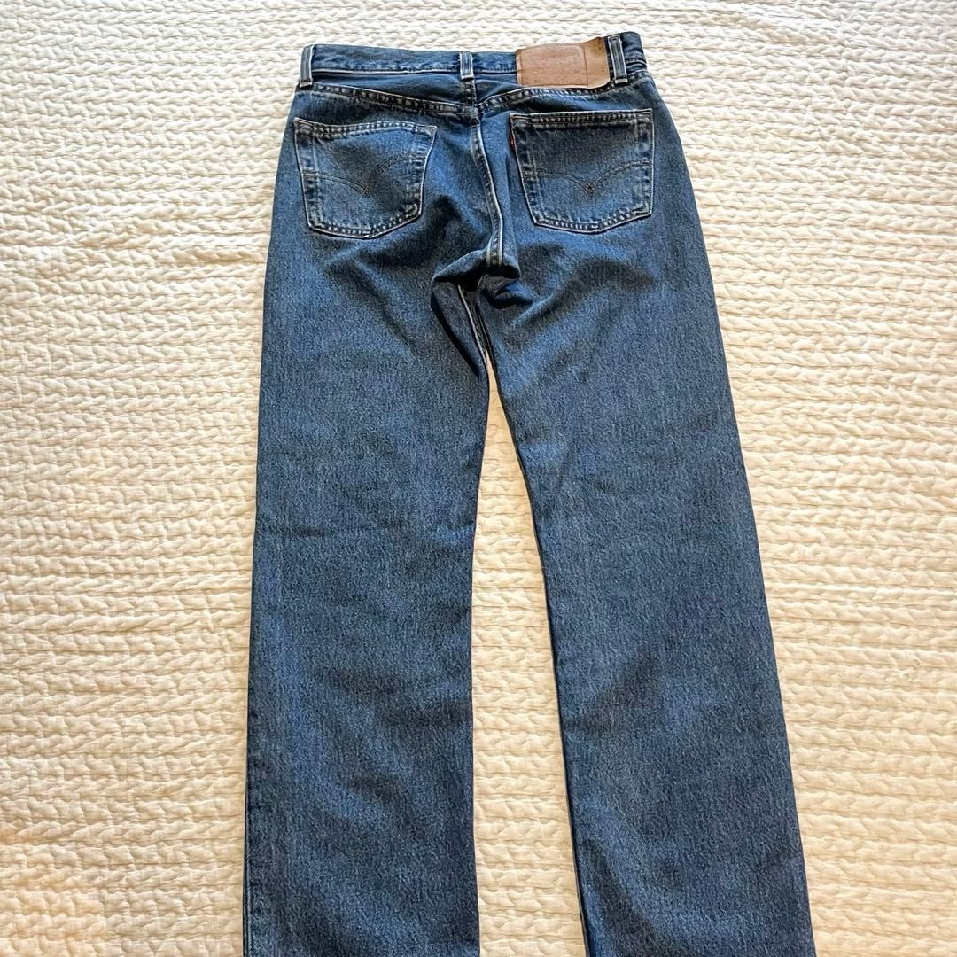 LEVI’S 501 90’s Medium Stone Wash Denim Jeans Men’s W28 L30 S Pre-Owned Japan