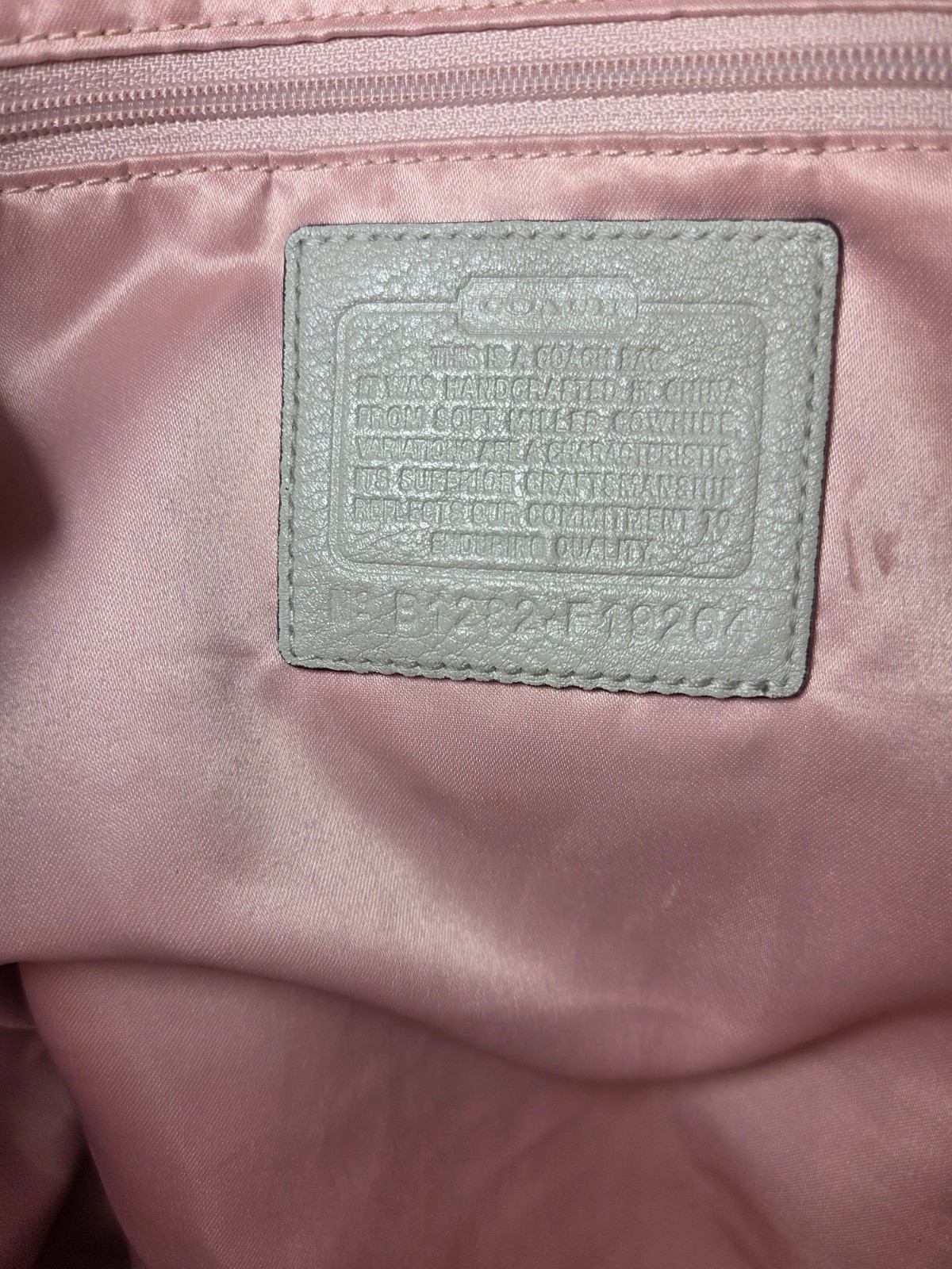 Vintage Coach Penelope Pebbled Leather Hobo Bag Shoulder Tote