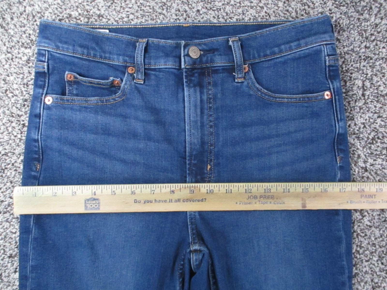 Gap Vintage Slim Jeans Womens 10T Blue Dark Wash High-Rise Straight 30×30