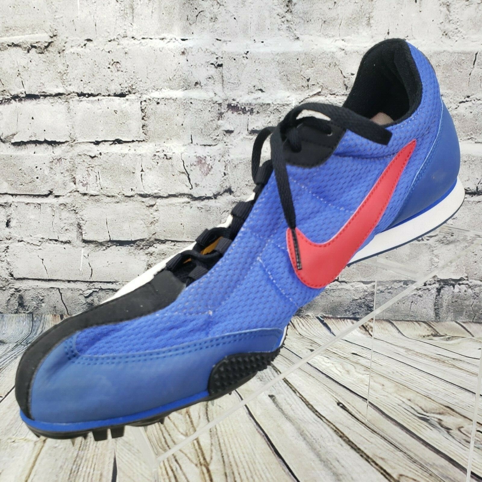 Nike Zoom Rival Vintage 1998 Track Spikes Mens 13 White Blue Red 107036-161 Rare