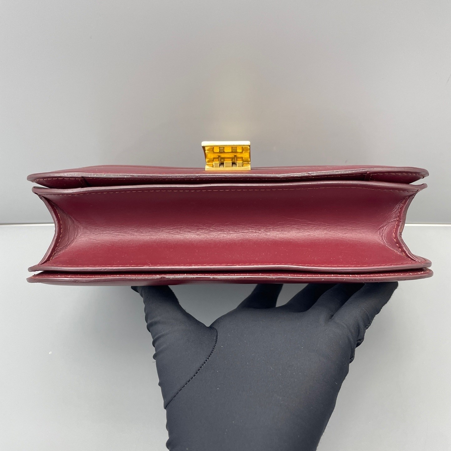 Celine Pre-Owned Authentic Luxury Handbag Burgundy 24*18*7cm
