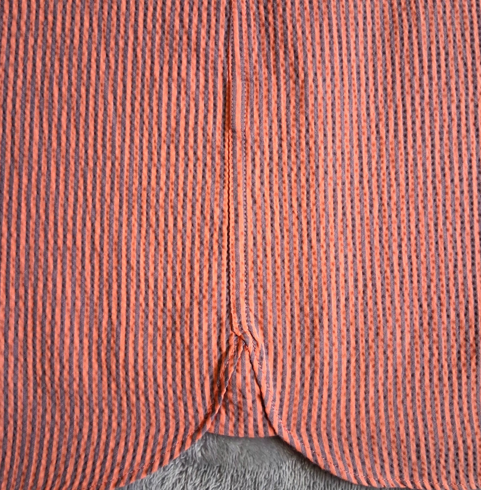Cremieux Performance Sz XXL Seersucker Short Sleeve Button-Dn Collar/Frnt Shirt