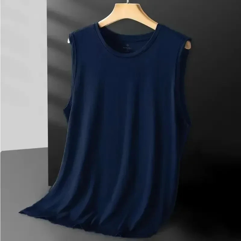 Men’s Ice Silk Mesh Tank Top Sleeveless Sports Fitness Vest Shirt
