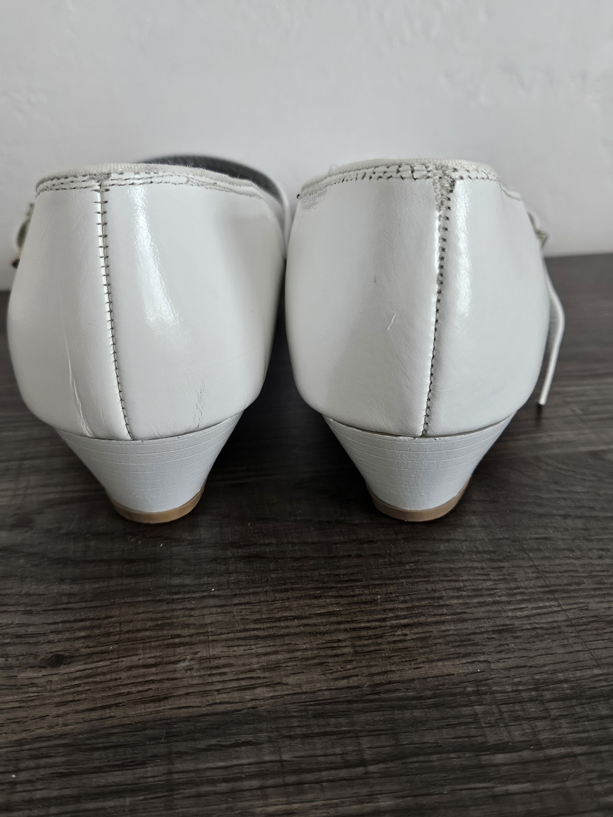 New Unworn Tic Tac Toes White Mary Jane Dance Shoes Size 8.5 Medium
