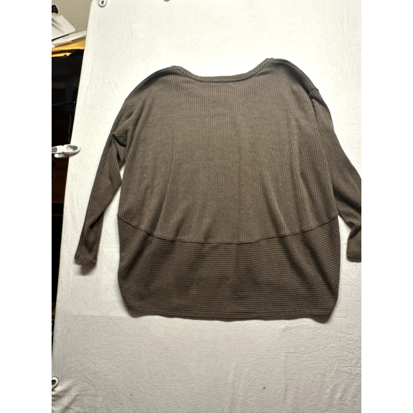 Altar’d State Olive Green Oversized Knit Pullover Top Small Boho Slouchy
