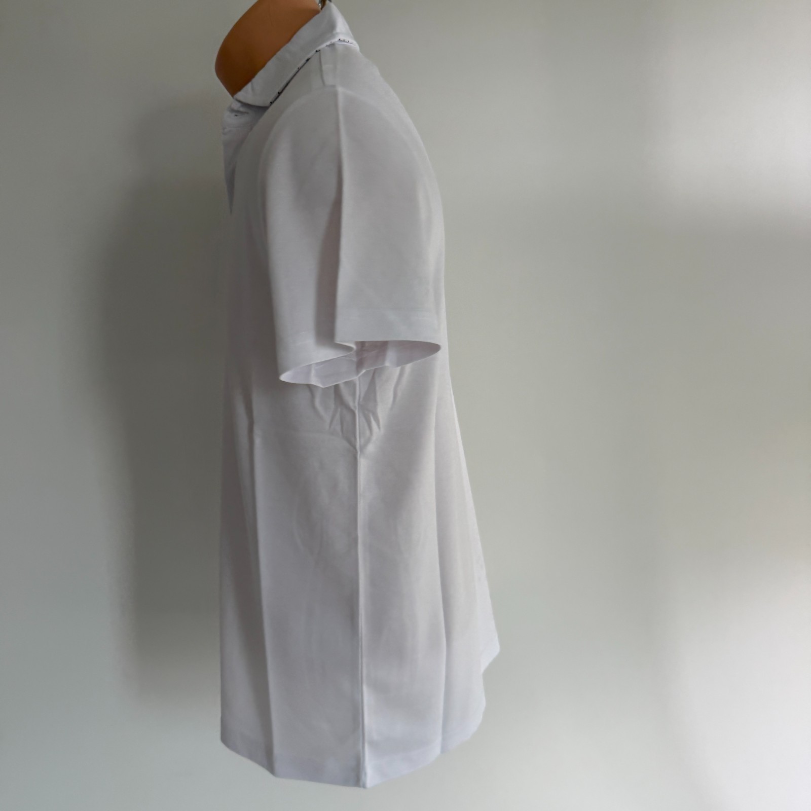 White by Nature Men’s 100% Cotton Short Sleeve Polo Shirt White Size XL NWT