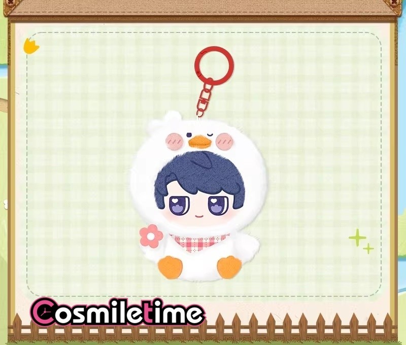 Mr Love Queen’s Choice Victor 10CM Plush Doll Keychain Pendant Toy Anime Game YZ