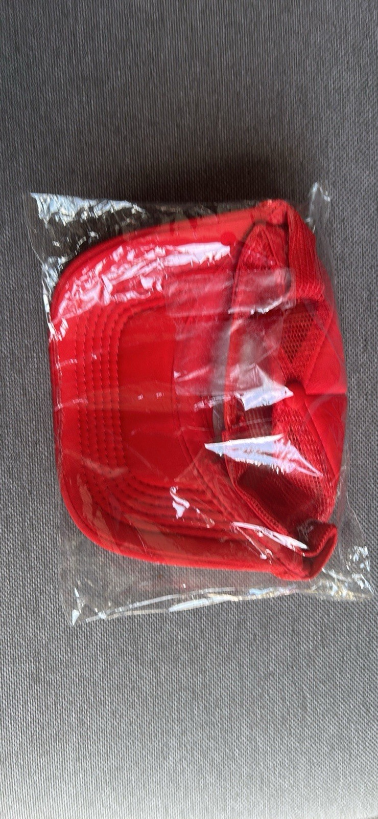 Corteiz Red Baseball Cap Hat with White Star Design Men’s One Size