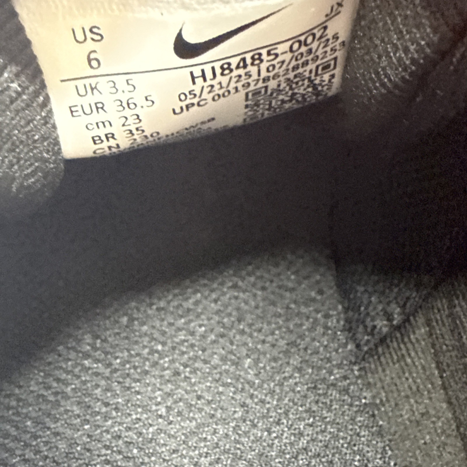 Size 6 Women’s Nike Revolution 8 Workout Running Shoes HJ8485 Black No Lid New