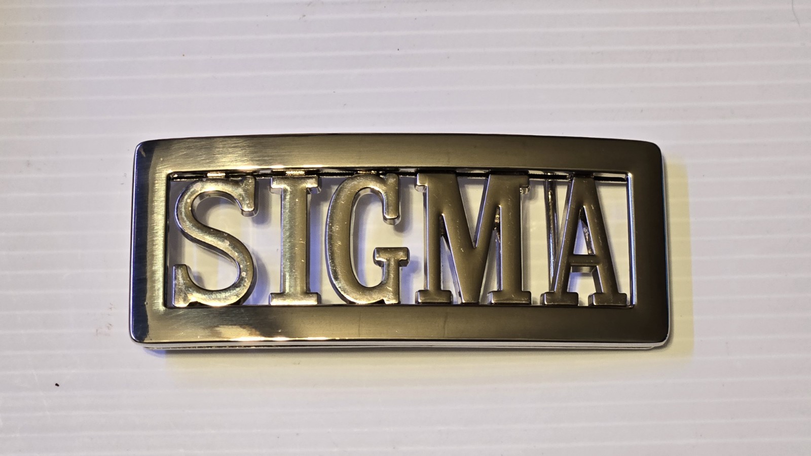 SIGMA Custom Personalized Name Belt Buckle -Put your name /word on Buckle