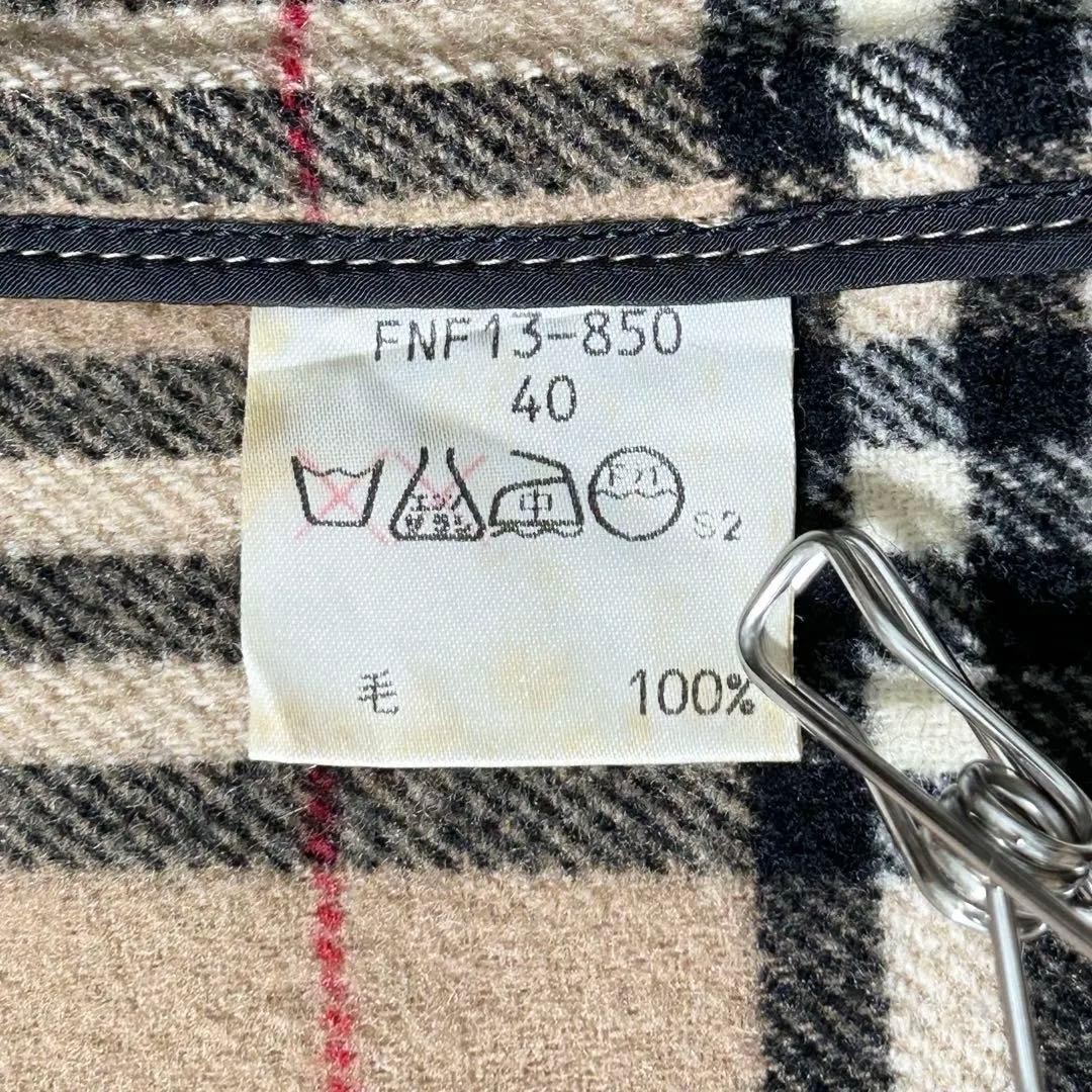 Burberry London All Over Nova Check Duffle Coat L