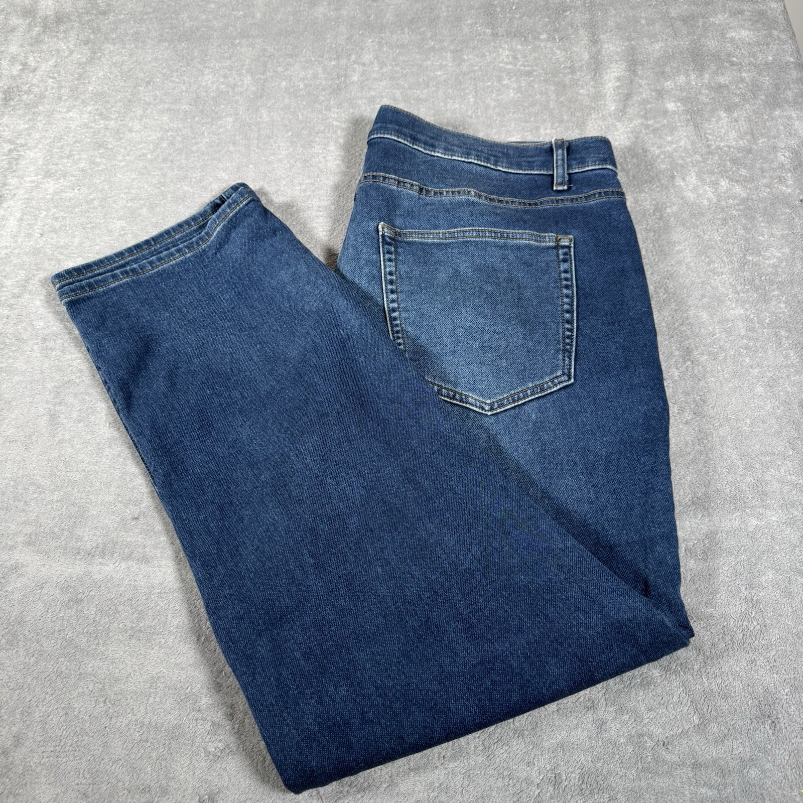 32 Degrees Cool Sweatpant Jeans Mens 40×32 Dark Wash Denim Straight Stretch