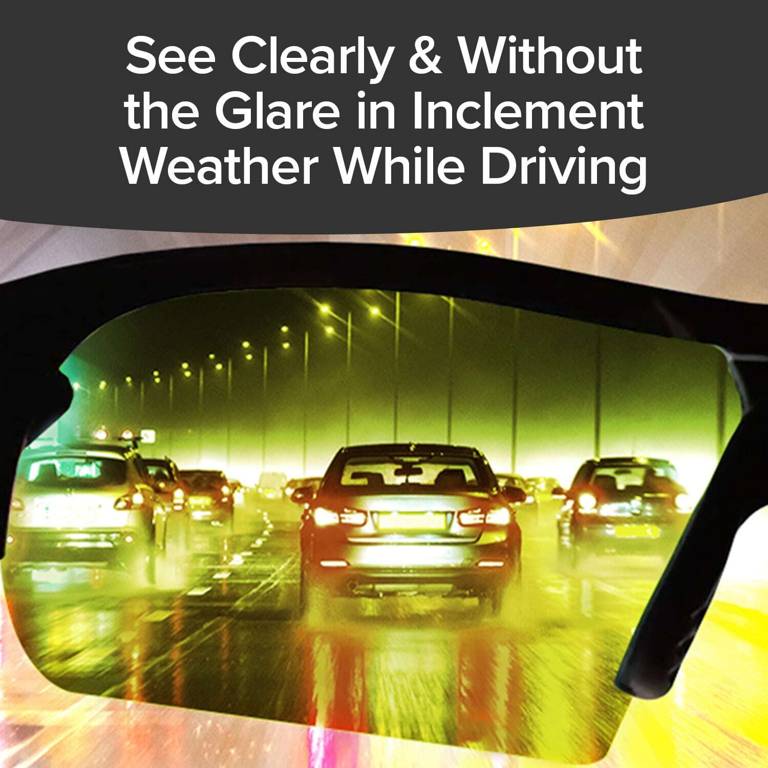 As Seen On TV Battlevision Night Vision Glasses for Driving by BulbHead