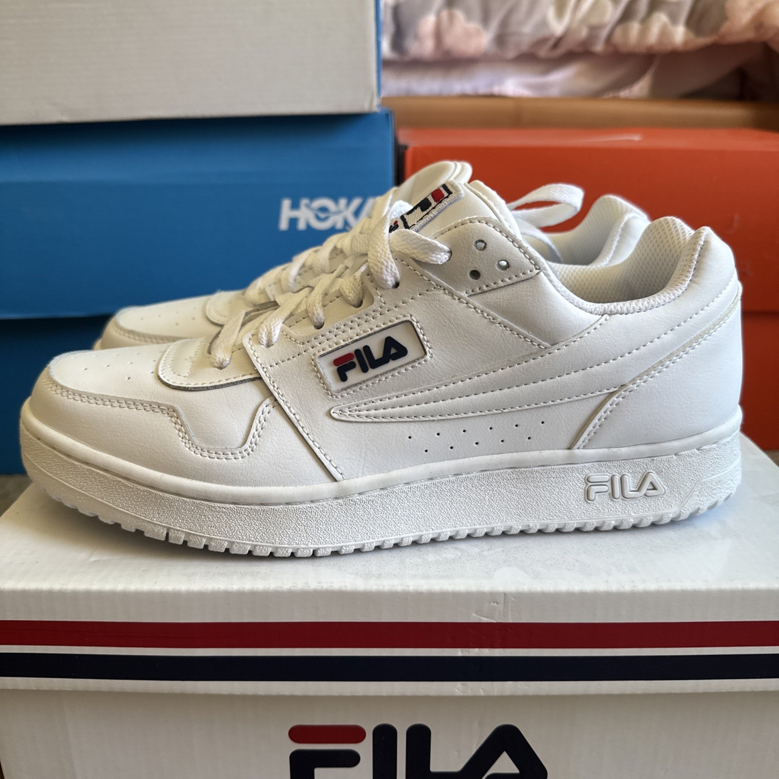 Fila T-2 Snow White Men’s Tennis Shoes Size 10