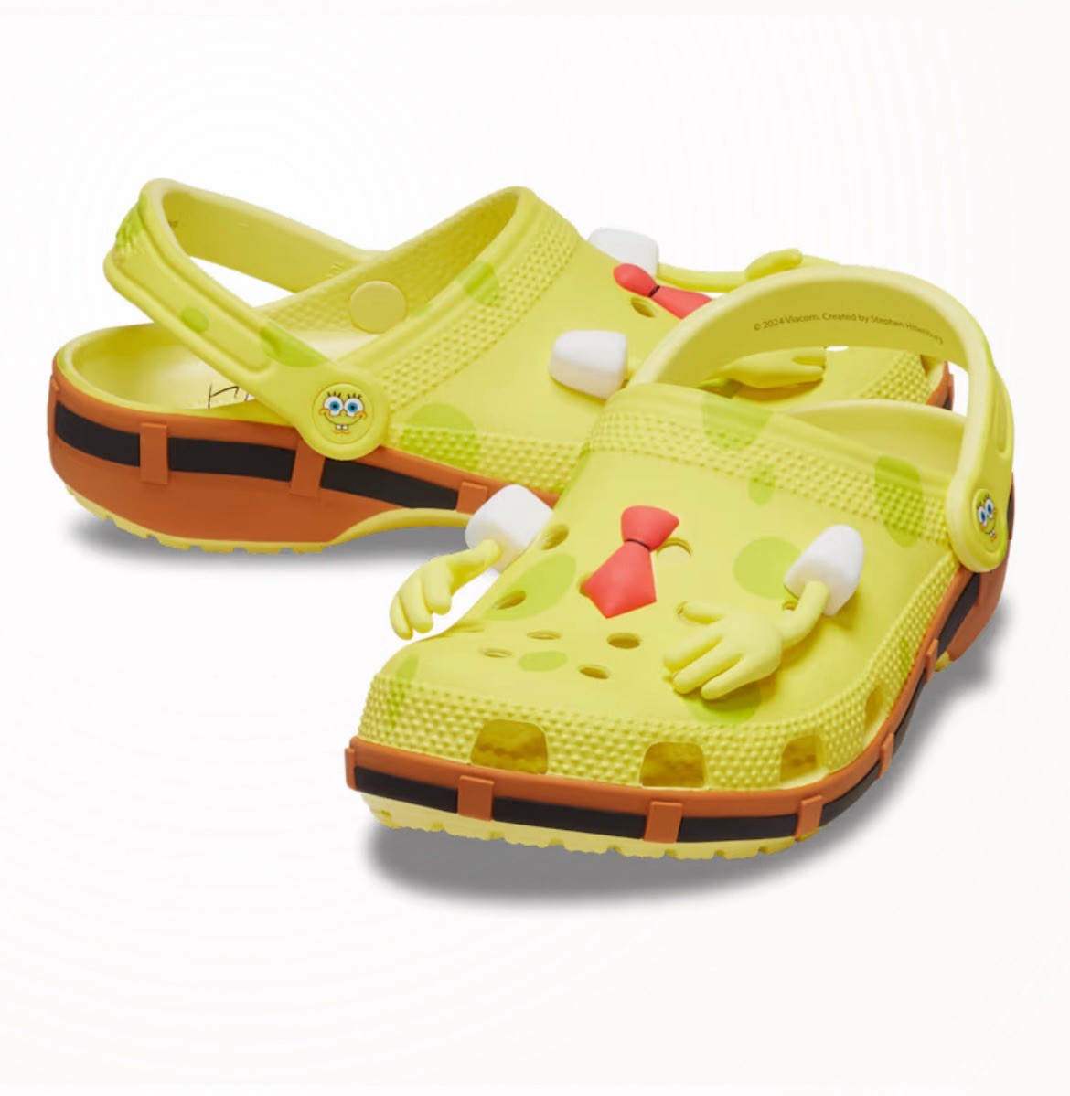 Crocs x SpongeBob SquarePants Classic Clog Mens & Womens Sizes Brand New