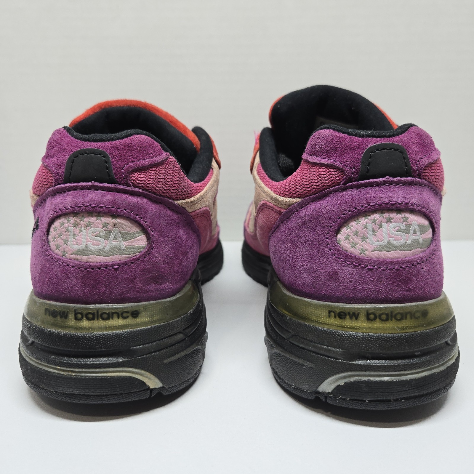 Custom New Balance 993 Made In USA US993W1 Pink Red Purple Men Size 8.5