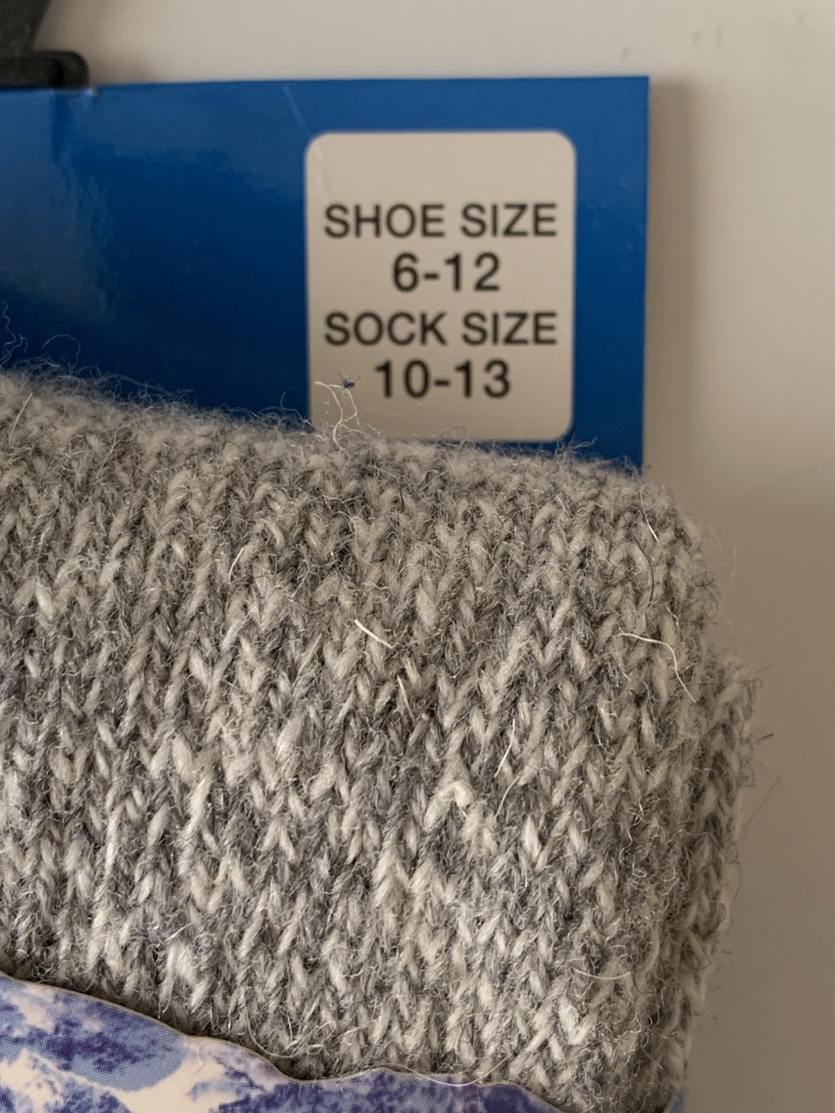 Clear Creek Merino Wool Blend Boot Socks Men’s Shoe Size 6-12 NWT Gray