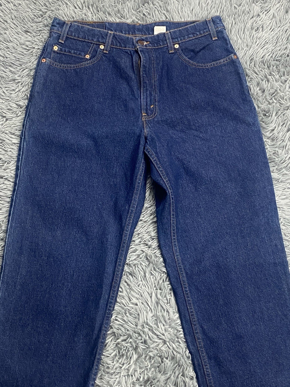 Vintage Levi’s 550 Jeans Mens 35×30 Relaxed Fit Medium Wash Made In USA