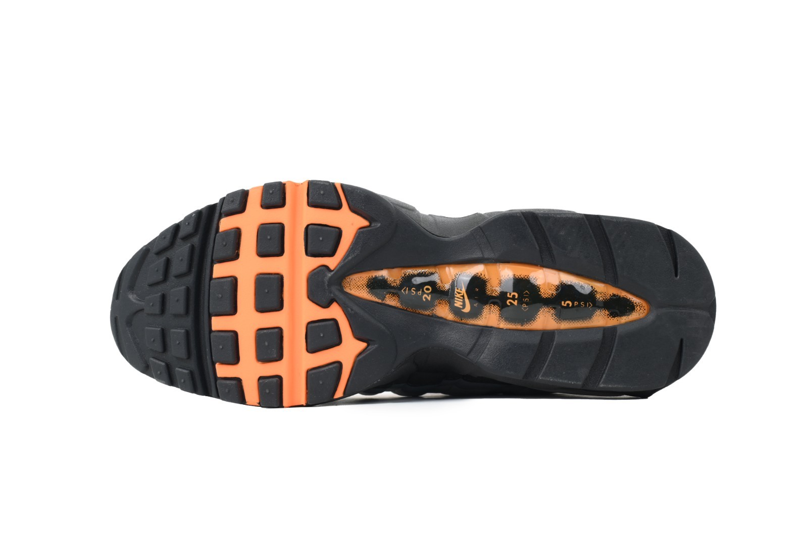 Nike Air Max 95 “Total Orange” Men’s Grey Black Orange Running Sneakers