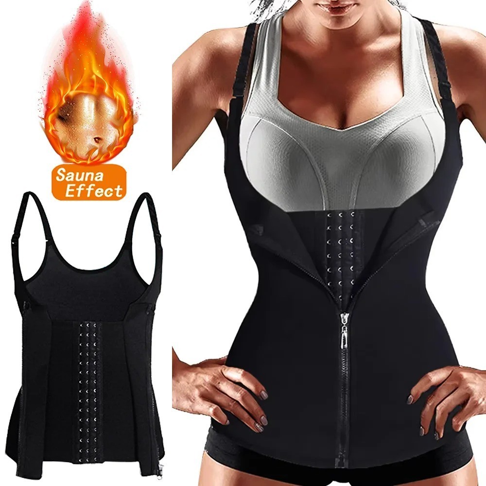 Sweat Waist Trainer Vest Compression Body Shaper Sauna Tank Top Women