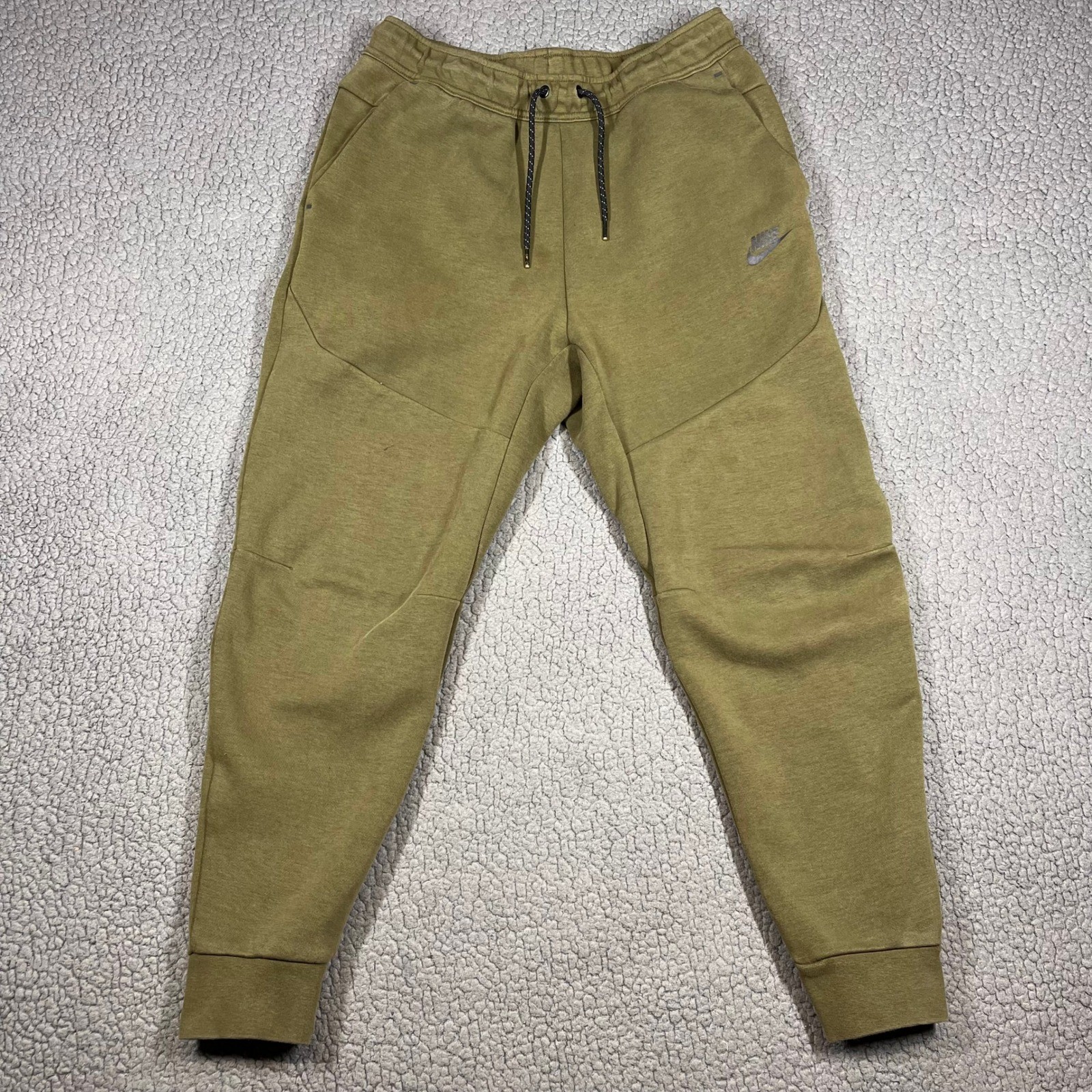 Nike Sportswear Tech Fleece Joggers Olive Green Tapered Sweatpants CU4495-326 M