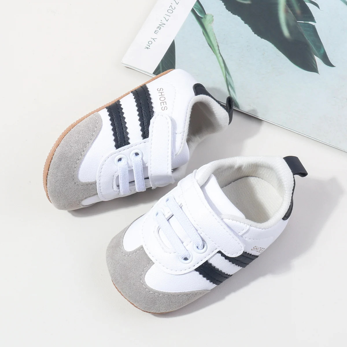 Baby PU Leather First Walker Shoes, Indoor & Outdoor for 0-18 Months