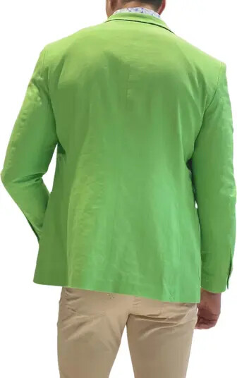 NEW TAILORBYRD $325 CLASSIC FIT LINEN BLEND BLAZER SPORT COAT, 44R