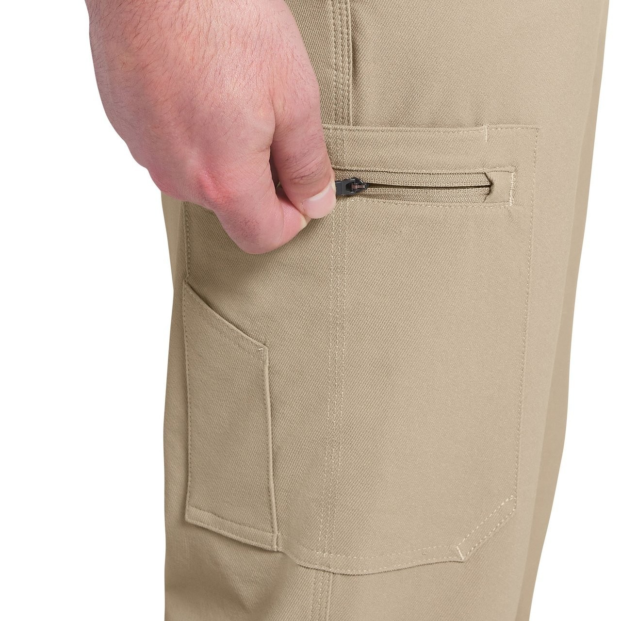 Wrangler Men’s Cargo Pant regular Fit Pocket Waistband 40×30 TAN, NWT