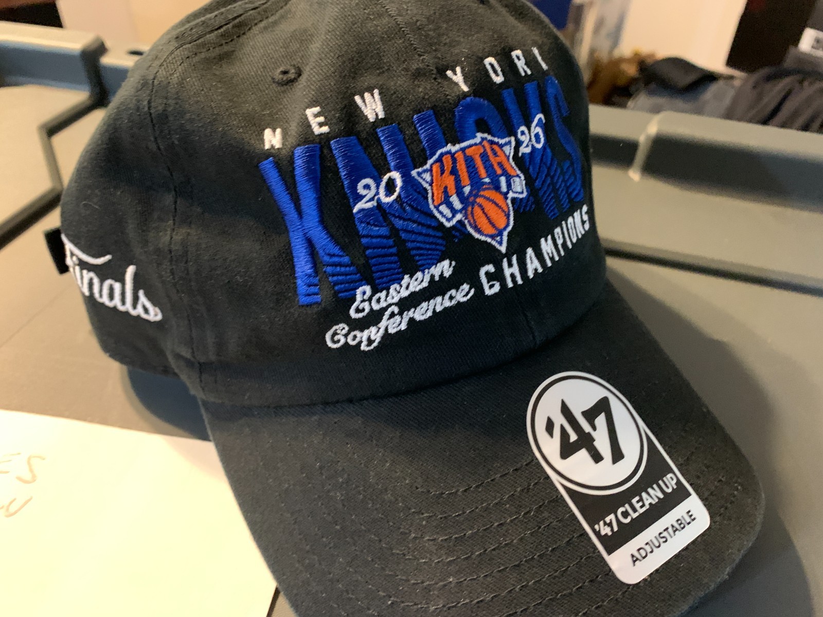 NEW KITH ’47 Brand New York Knicks 2026 NBA Finals Dad Hat Champions Ronnie Fieg