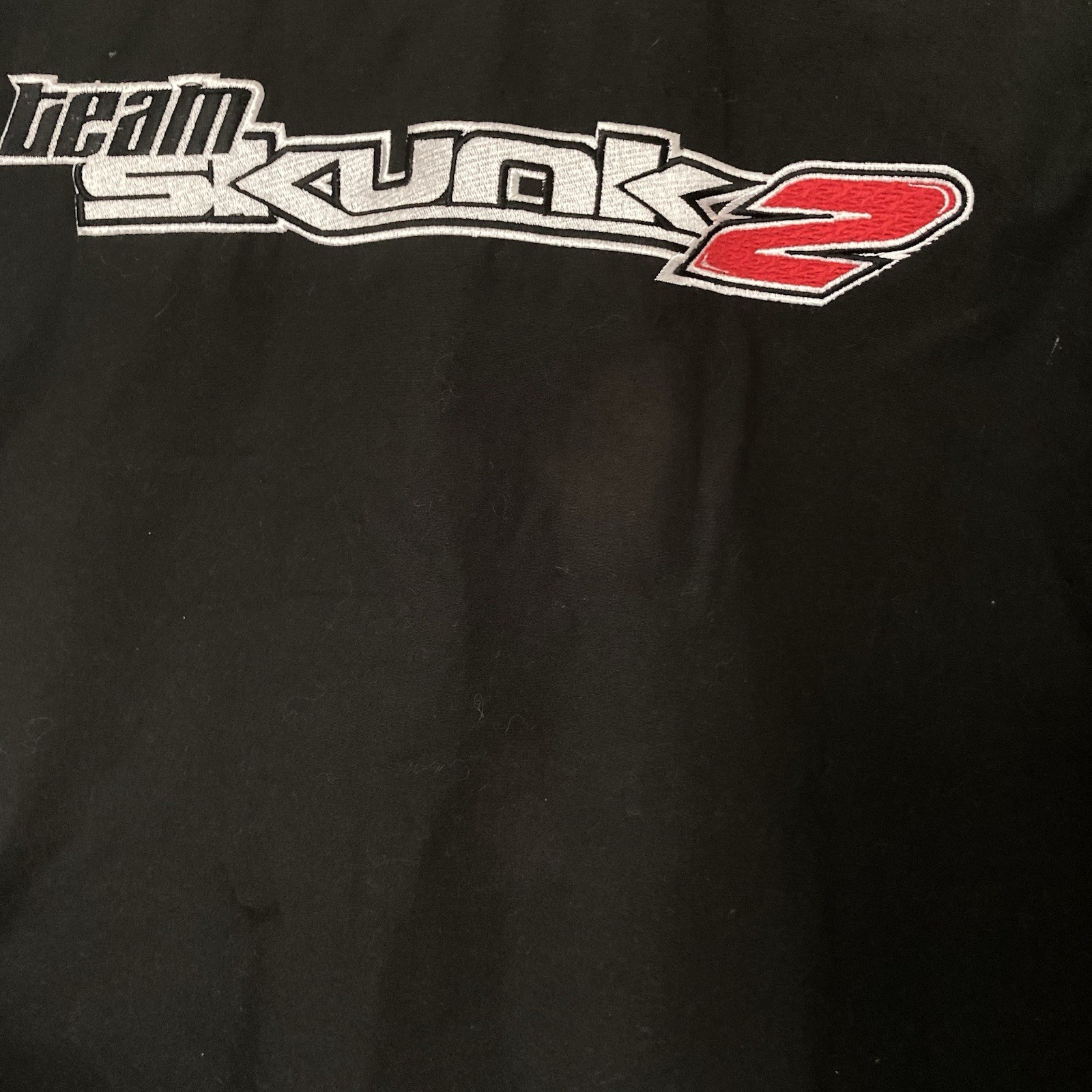 Vintage Motowear Team Skunk2 Racing Men’s Black Button Down Graphic Shirt Sz XXL