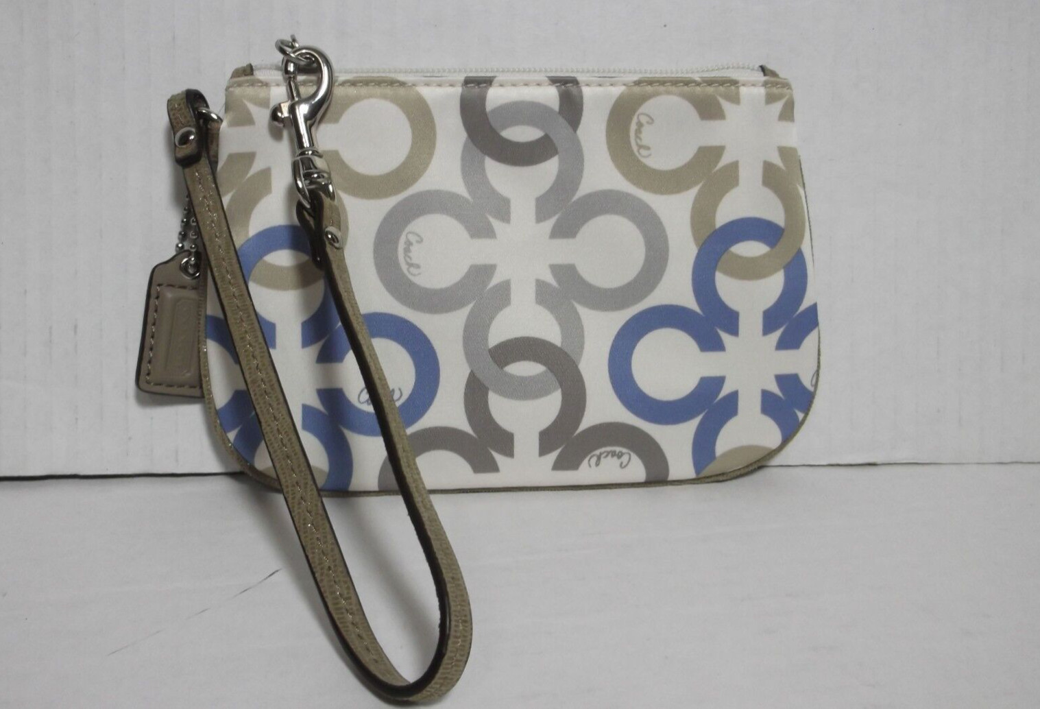 COACH F48898 MULTI COLOR CLOVER PRINT SMALL WRISTLET NEW NWT
