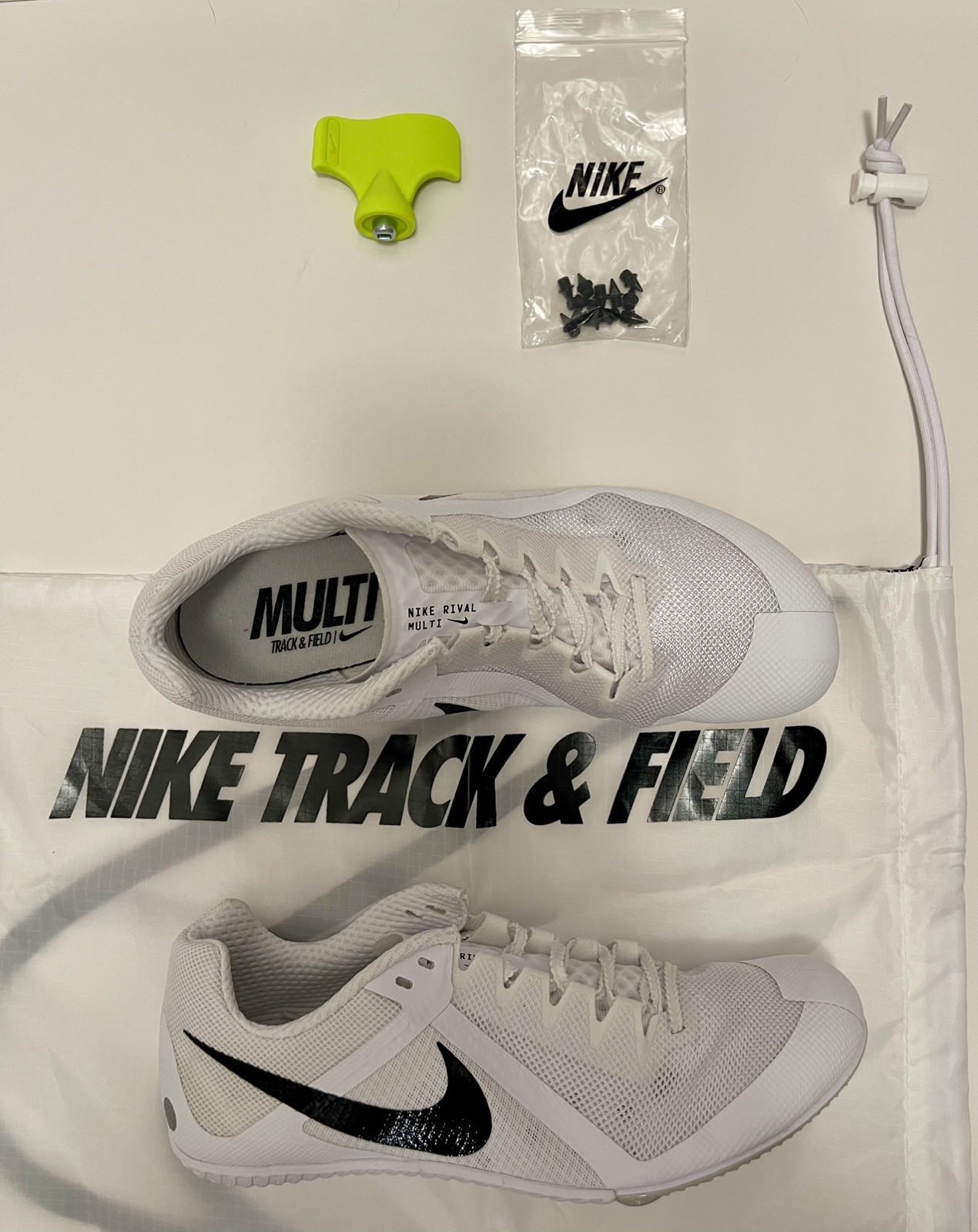 Nike Zoom Rival Multi Track Spikes DC8749-100 Men 9 Women 10.5