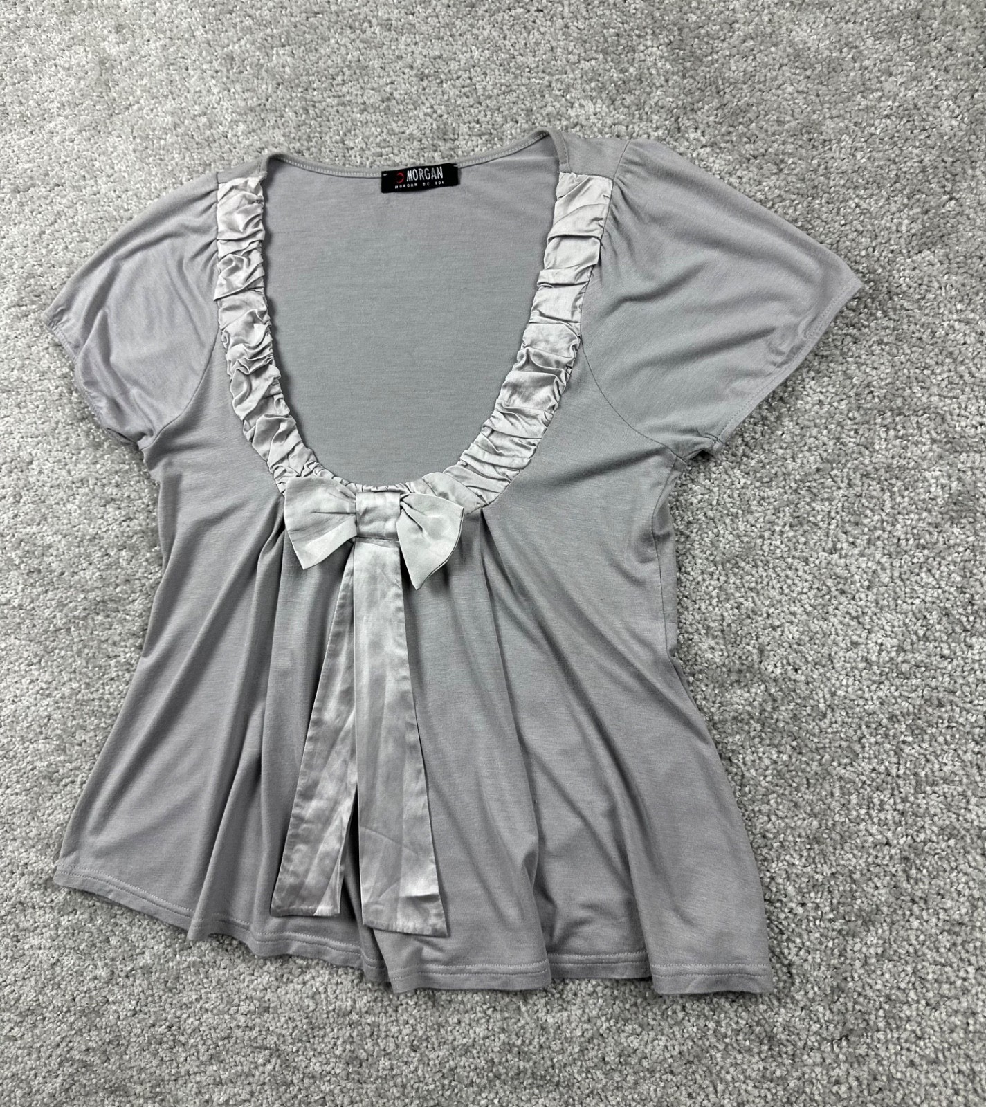 Morgan De Toi Blouse Women’s Approx. XS Y2K Avant Garde Vintage 90s Top