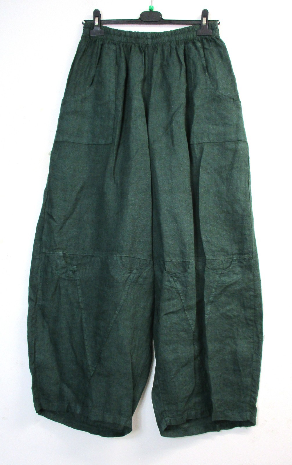 LAGENLOOK 100% LINEN ITALIAN TROUSERS 8 COLS 3 SIZES : Plus:1 Plus:2 Plus Plus:3