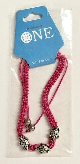 BRAIDED ROPE TURTLE BRACELET ACCESSORY GIFT JEWELRY CUTE FASHION NEW